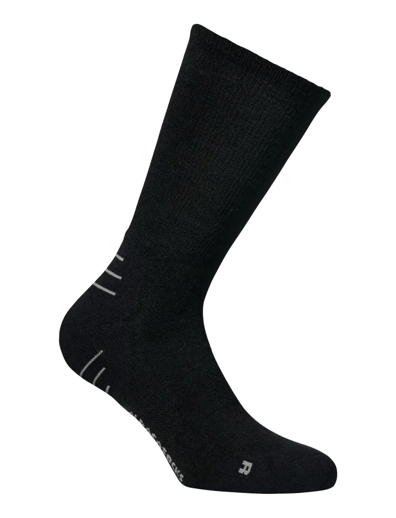 Alpacasocks&Co Merino Tech Hiking Crew 1-pack - Kleidung - NERO / black