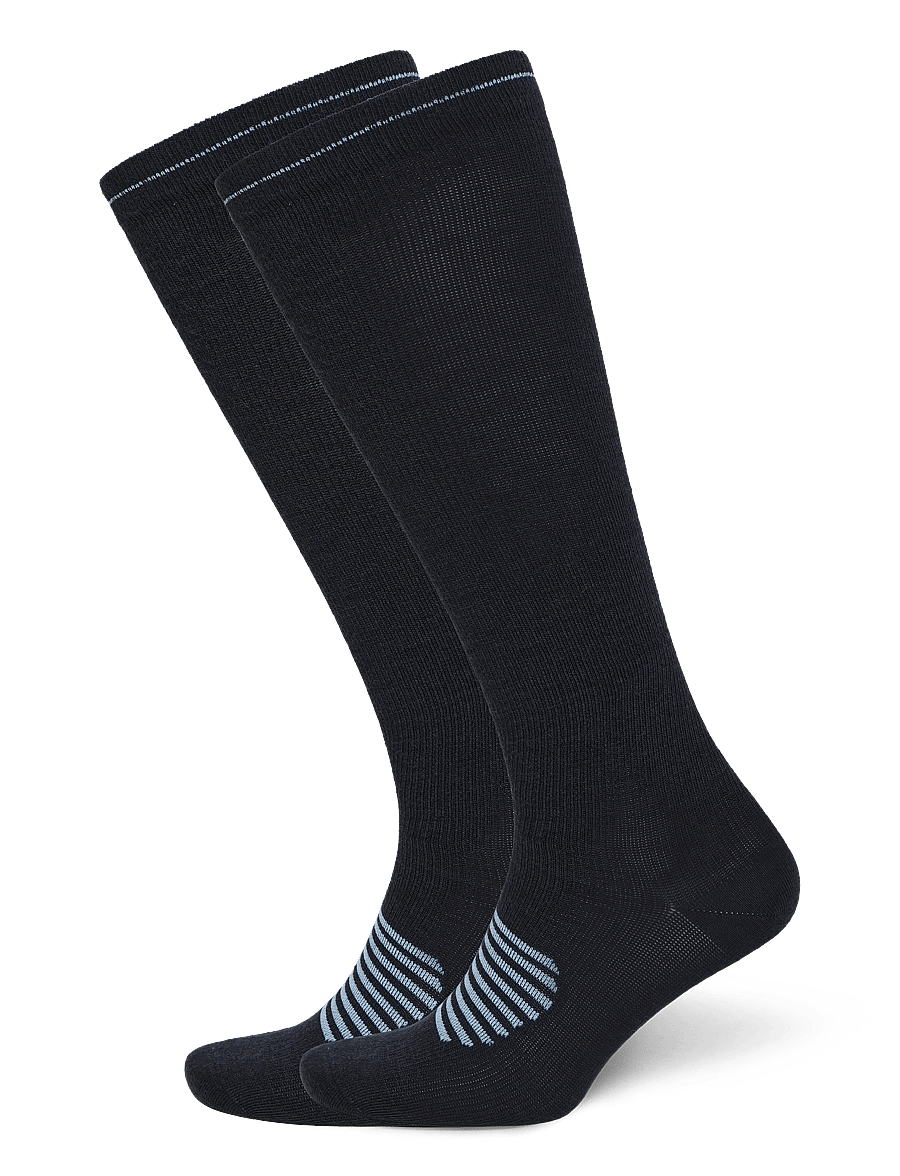 Alpacasocks&Co - Compression Travel 1-pack - sportstrømper - abisso/azul claro - 0