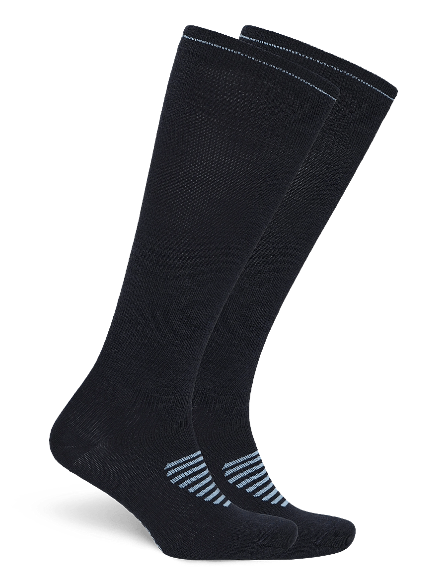 Alpacasocks&Co - Compression Travel 1-pack - strümpfe - abisso/azul claro - 1