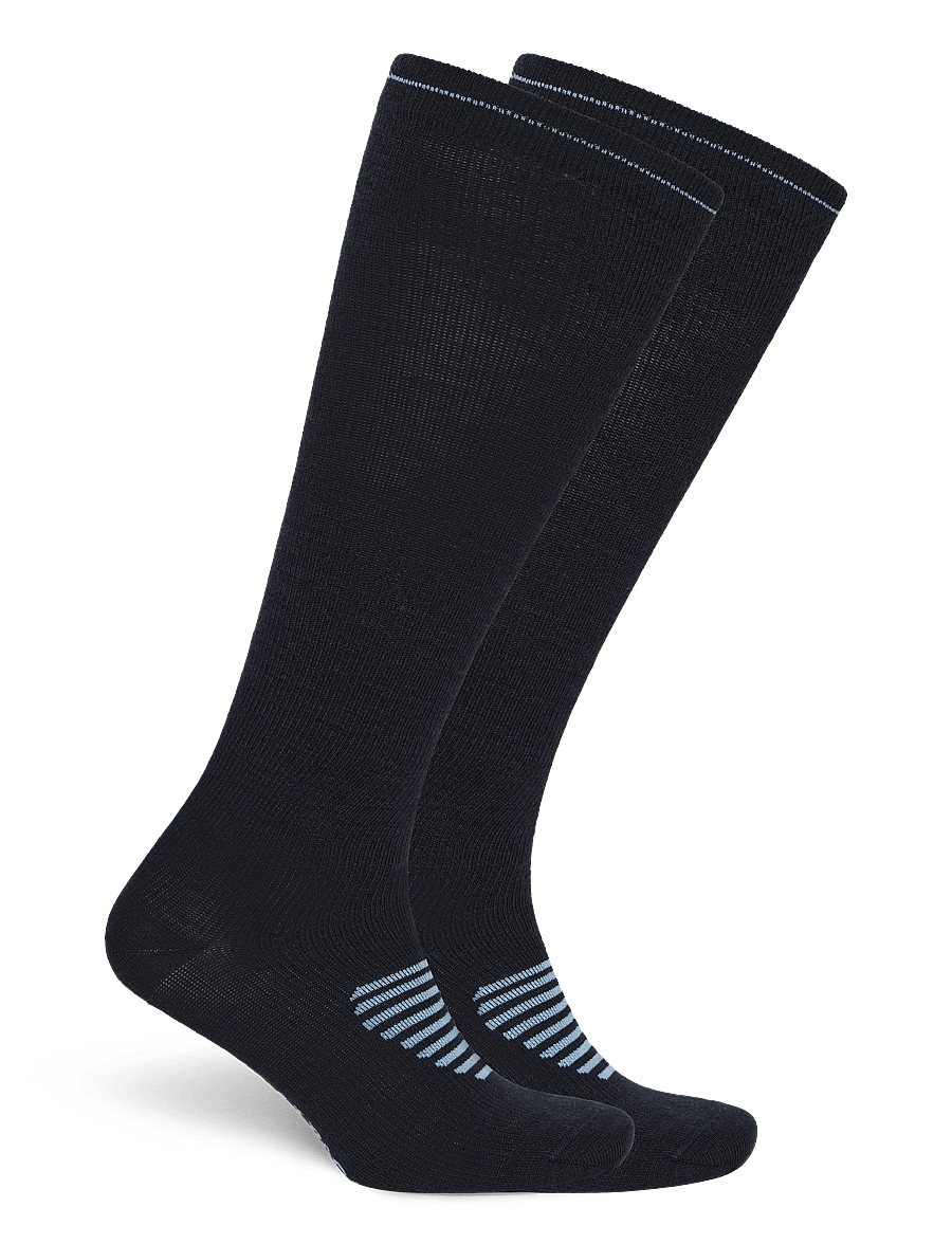 Alpacasocks&Co - Compression Travel 1-pack - sportstrømper - abisso/azul claro - 1