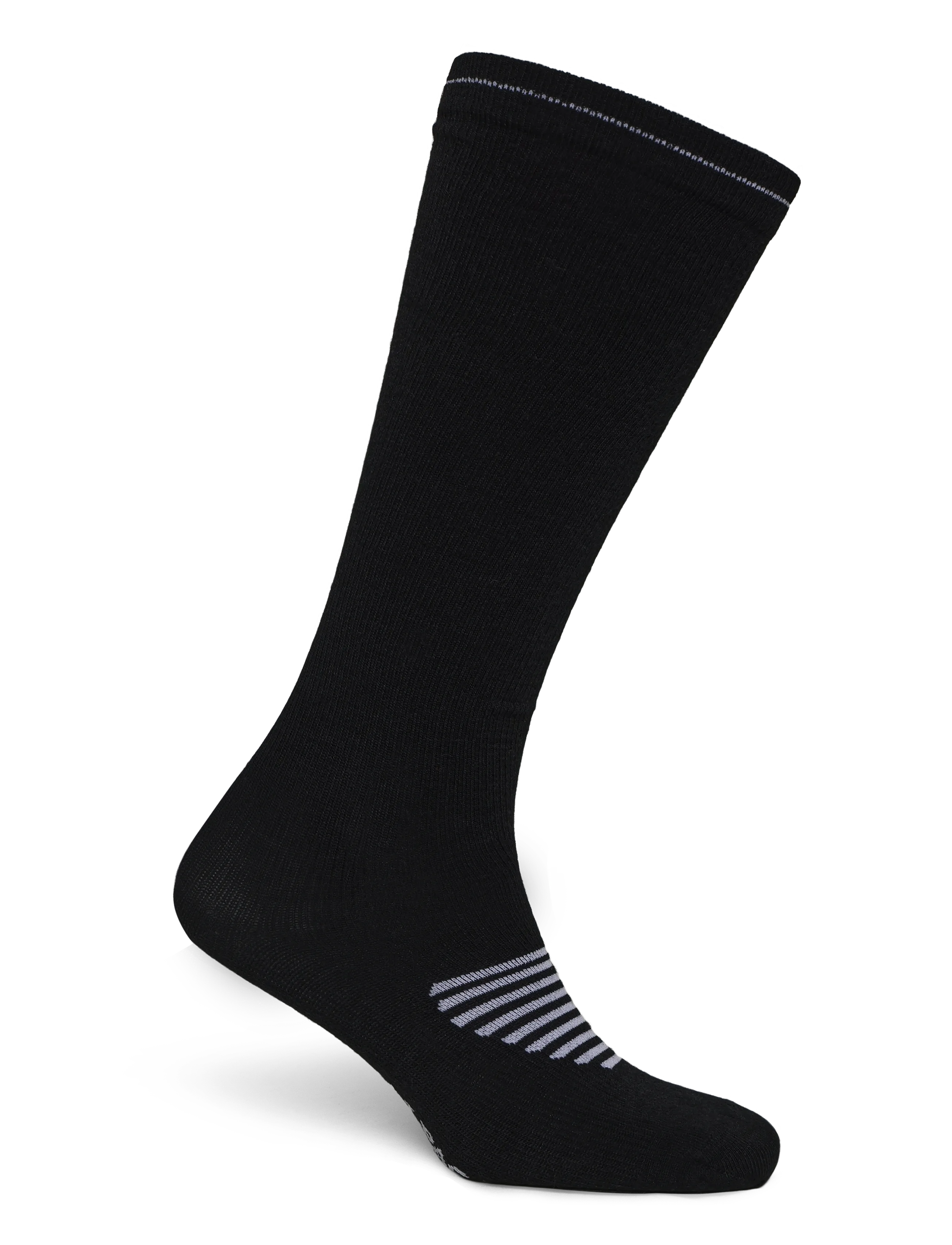 Alpacasocks&Co Compression Travel 1-pack - Strømper - NERO/METALLIC / black