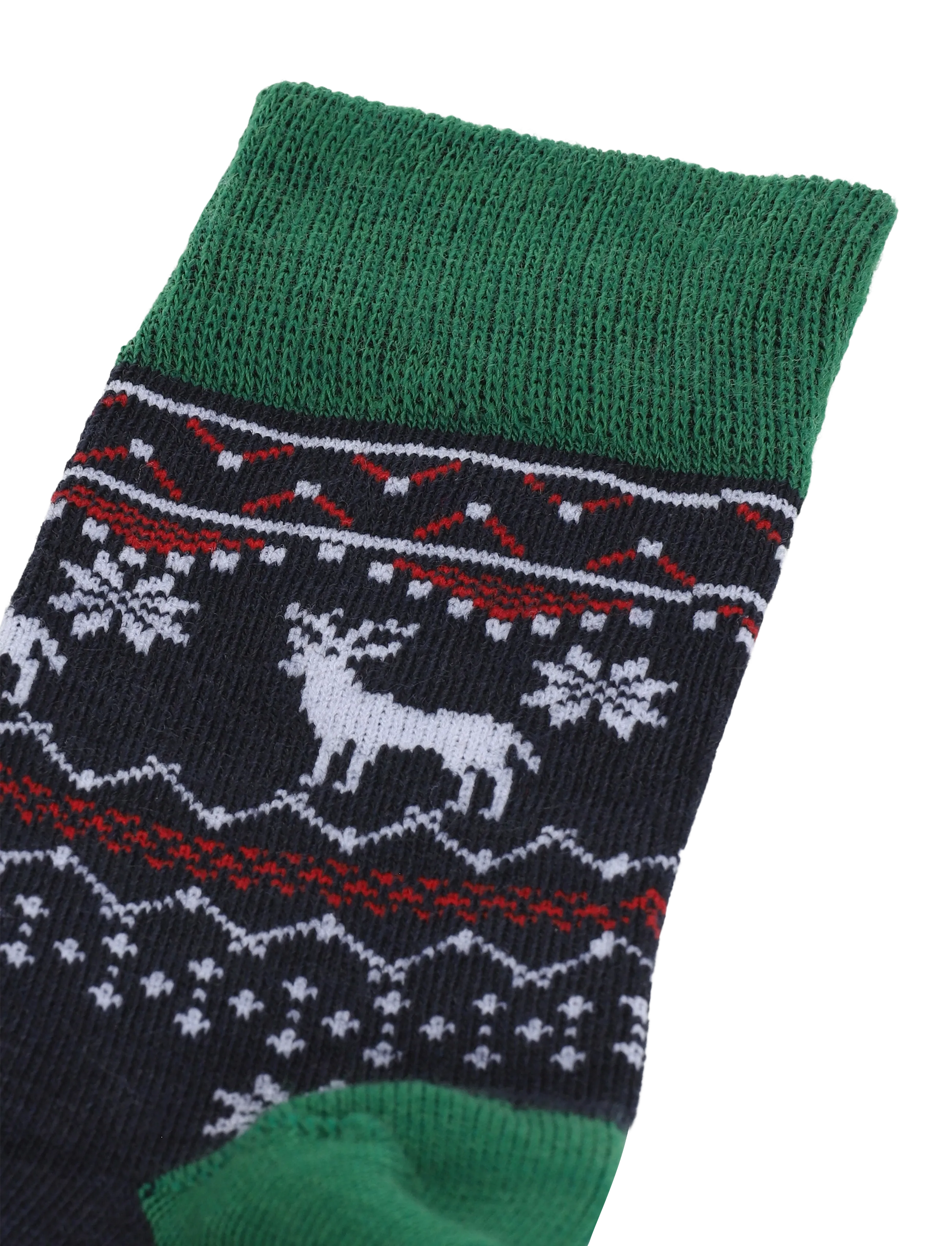 Alpacasocks&Co - Winter Funny Kids Reindeer 1-pack - blu green - 2