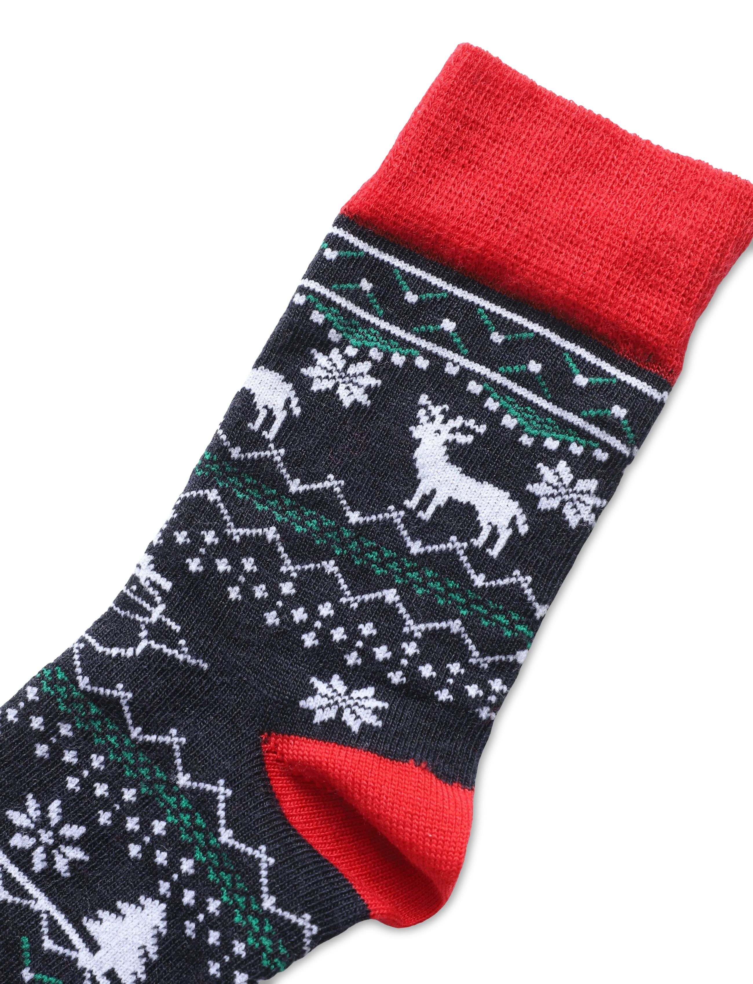 Alpacasocks&Co - Winter Funny Kids Reindeer 1-pack - strümpfe - blu red - 2