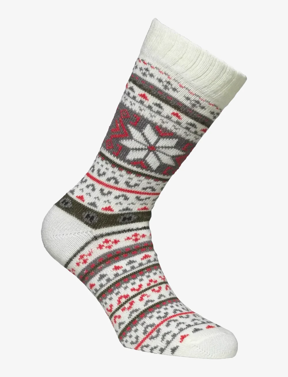 Alpacasocks&Co - Winter Alpaca Star - crew-socken - neve/argilla/amarena/muschio - 0