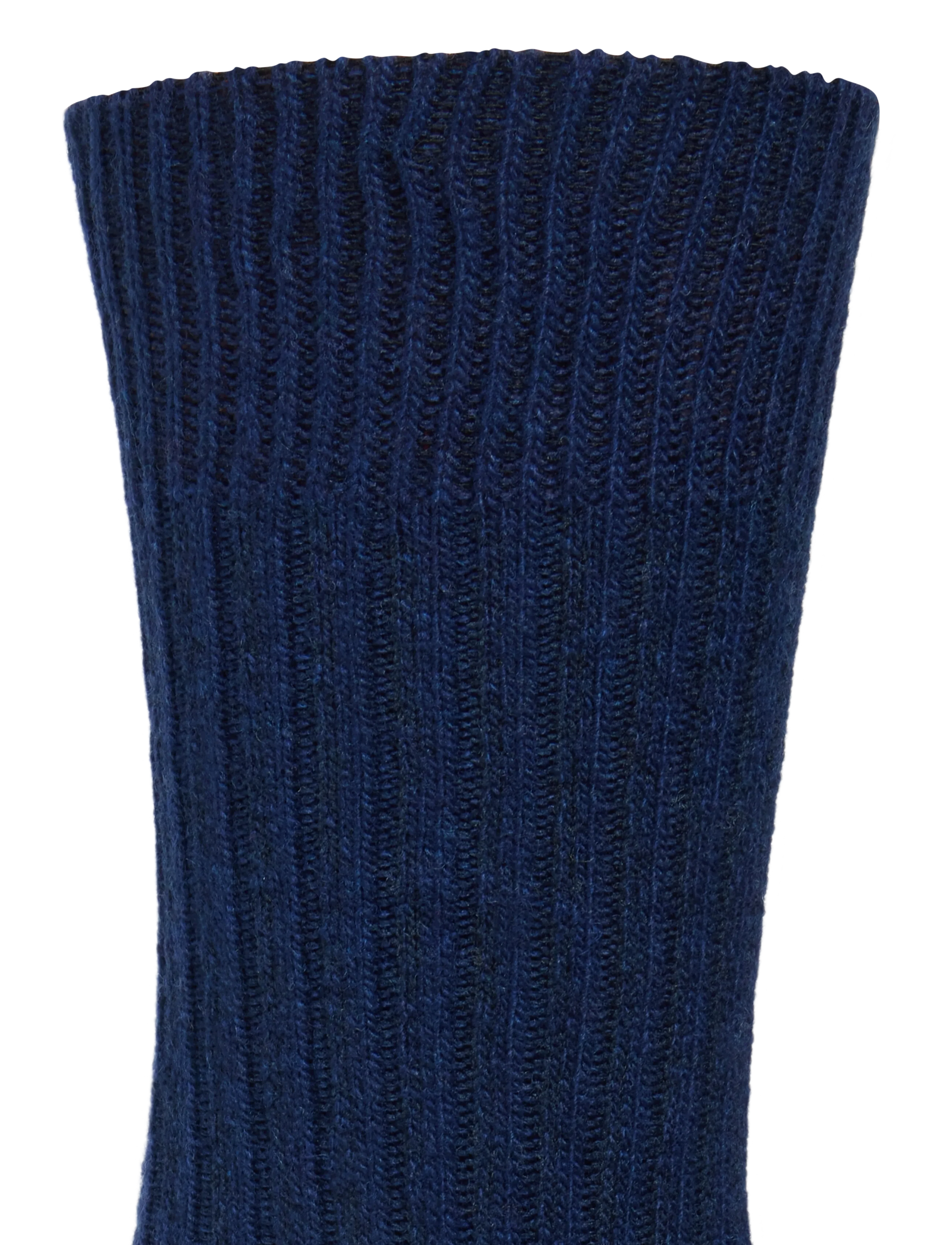 Alpacasocks&Co - Merino Cashmere Ribbed Crew 1-pack - madalaimad hinnad - dark navy-dark grey - 2