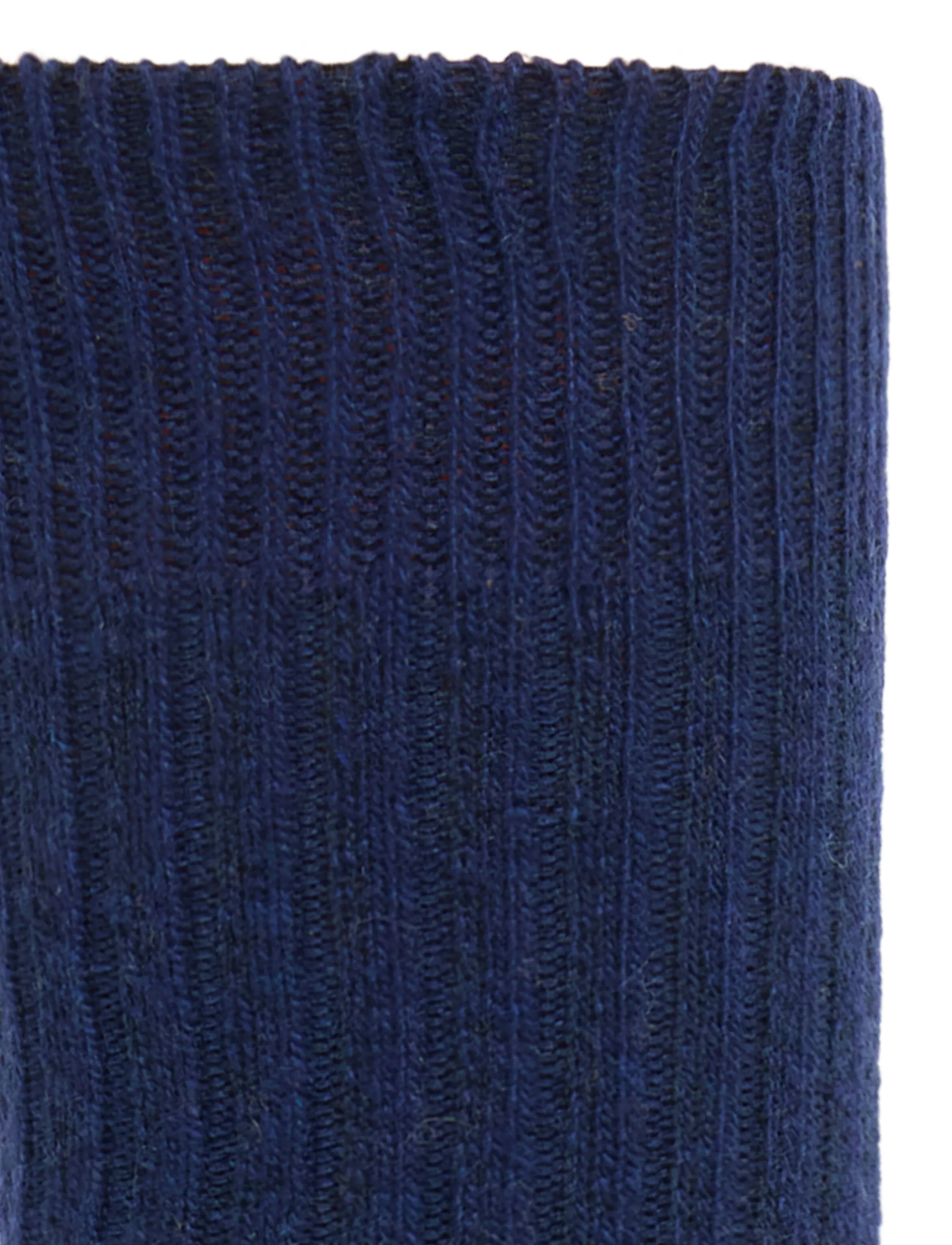 Alpacasocks&Co - Merino Cashmere Ribbed Crew 1-pack - madalaimad hinnad - dark navy-dark grey - 2