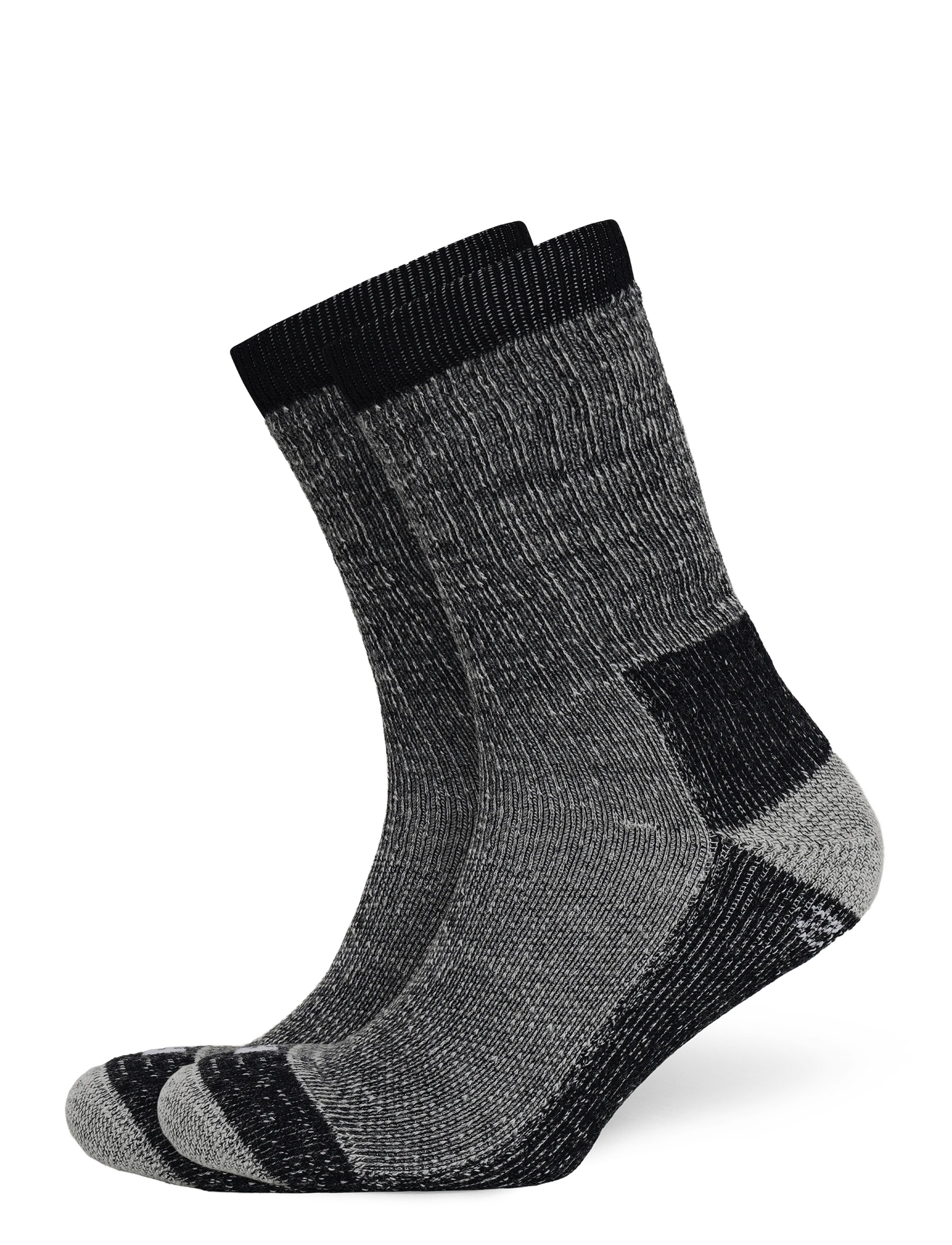 Alpacasocks&Co Merino Hiking 1-pack - Alpacasocks&Co - BLACK / black