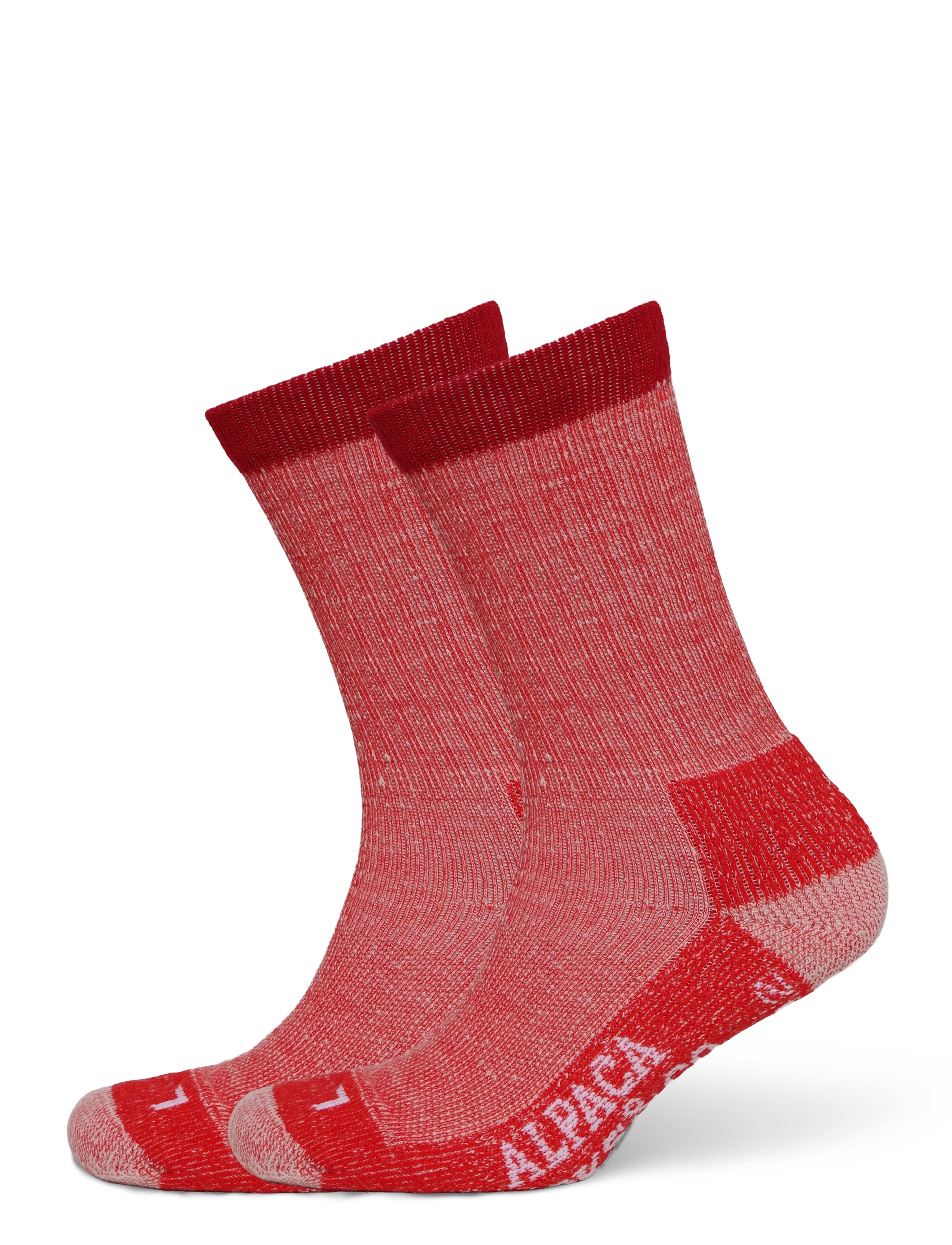 Alpacasocks&Co Merino Hiking 1-pack - Chaussettes - RUBINO / burgundy