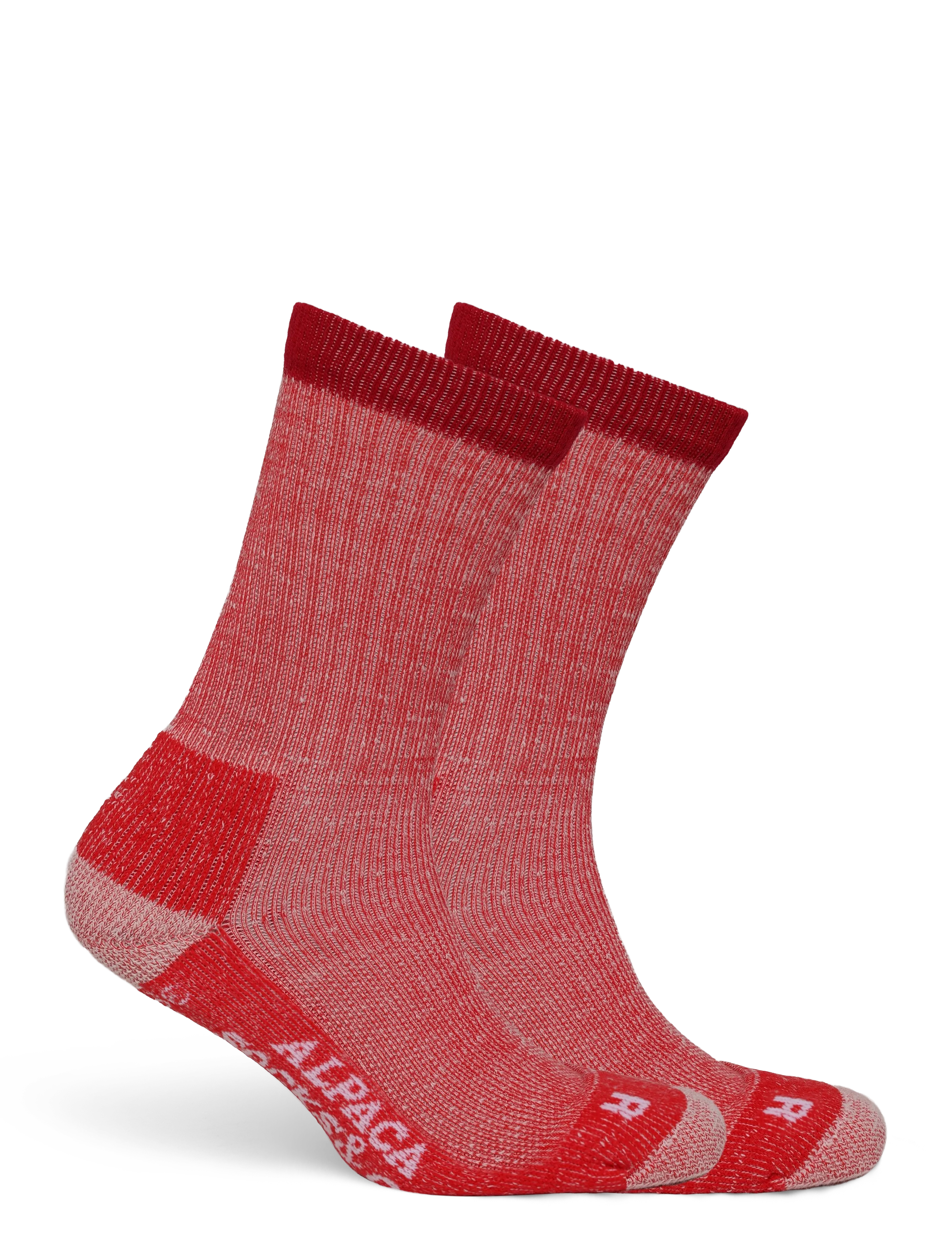Alpacasocks&Co - Merino Hiking 1-pack - spordisokid - rubino - 1