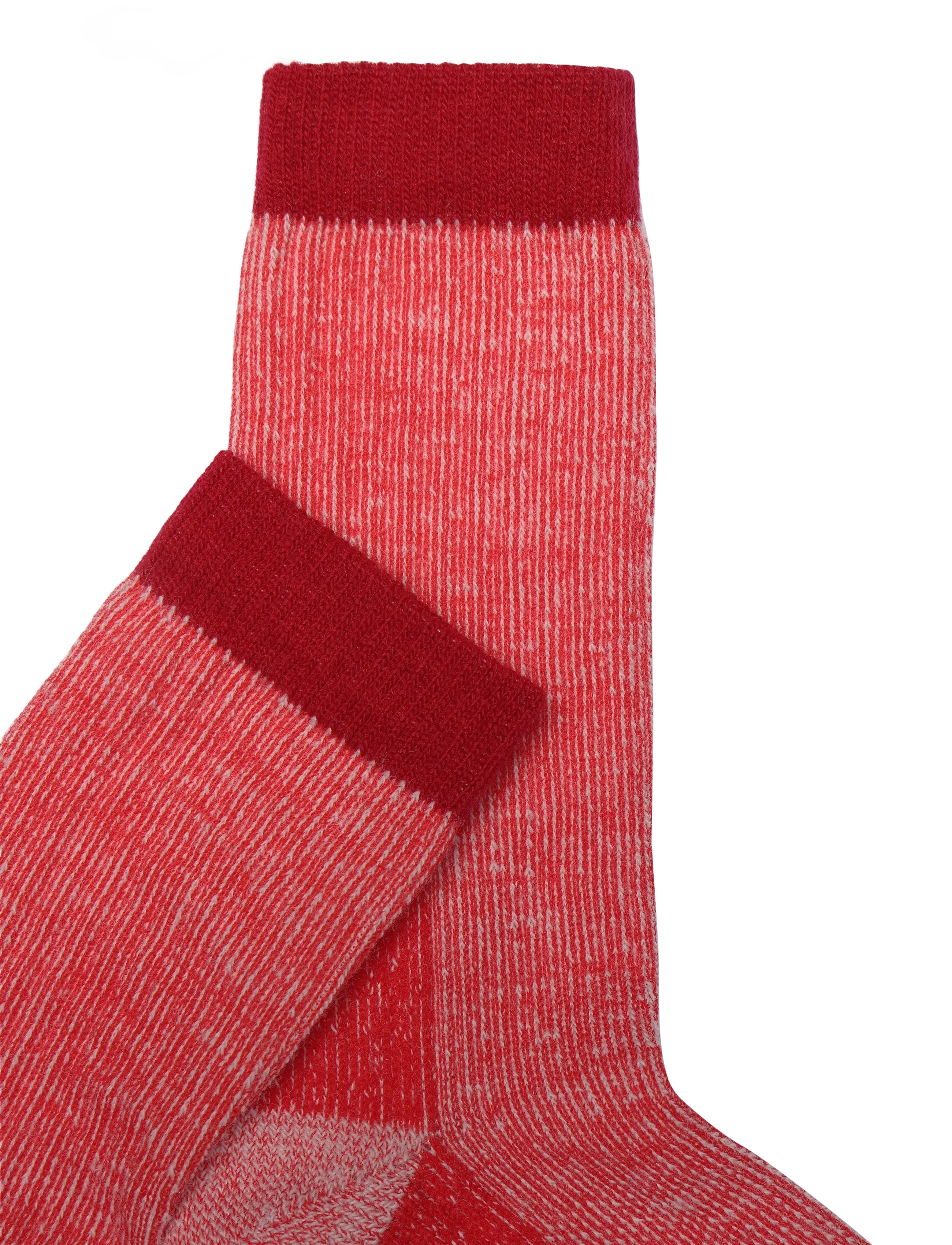 Alpacasocks&Co - Merino Hiking 1-pack - spordisokid - rubino - 2