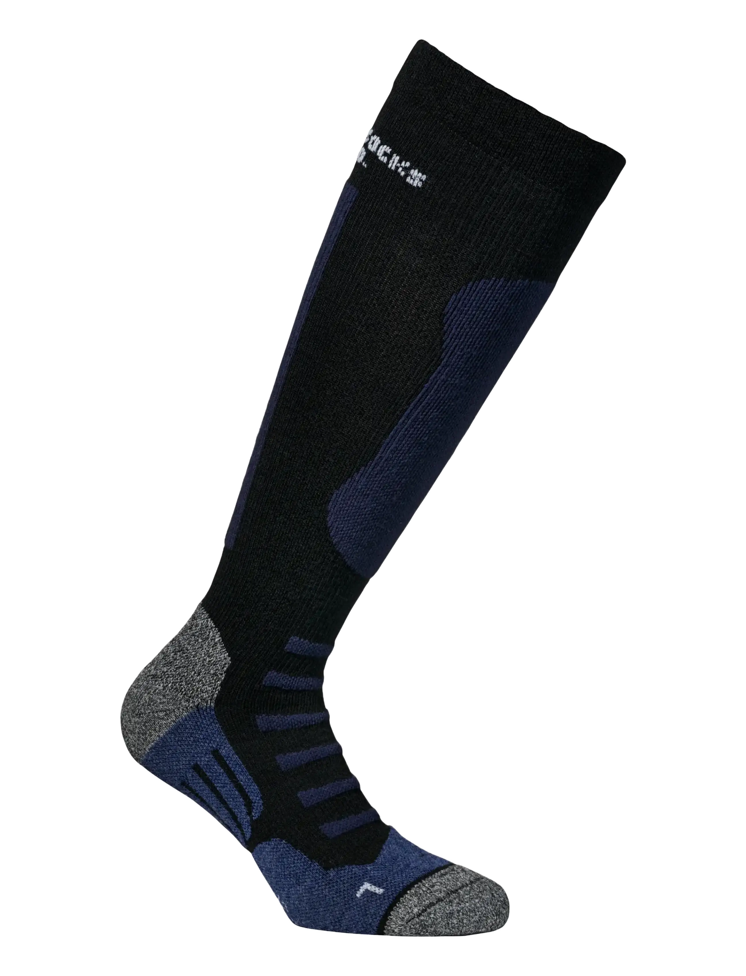Alpacasocks&Co Alpine Ski 1-pack - Kleidung - BLACK GREEN KAKI BLACK GREY WHITE / black