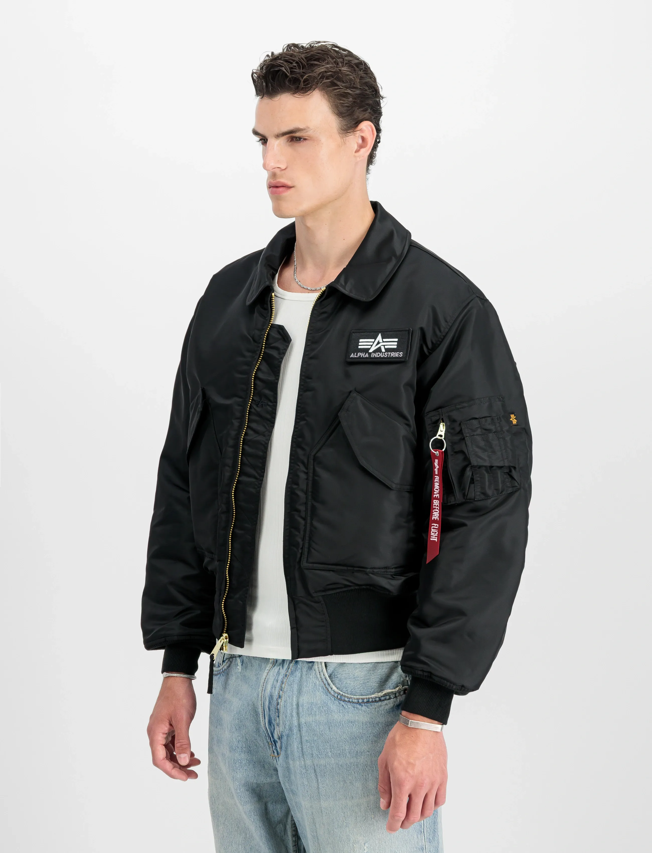 Alpha Industries CWU-45 Heritage - Kläder - BLACK / black