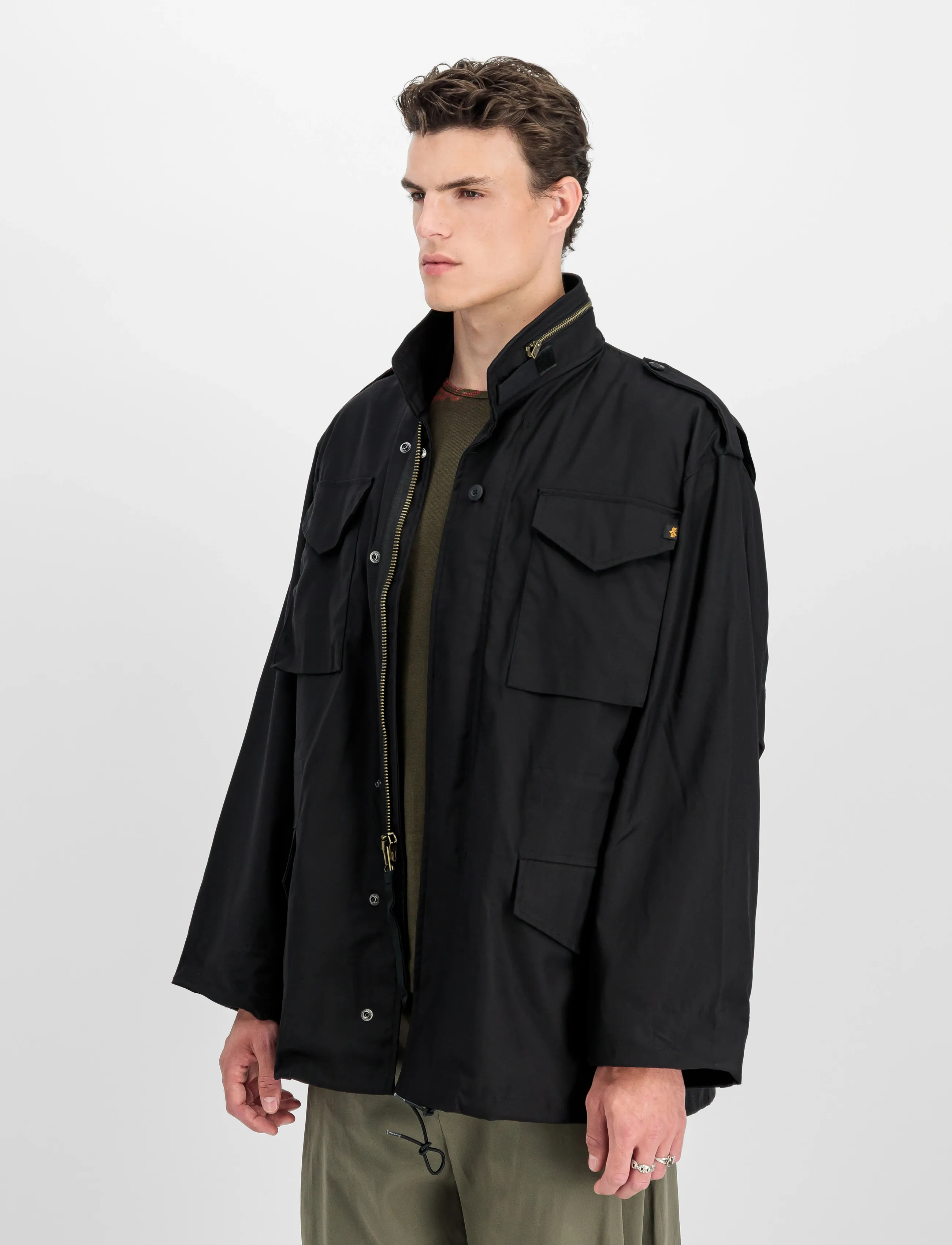 Alpha Industries M-65 Heritage - Jacken - BLACK / black
