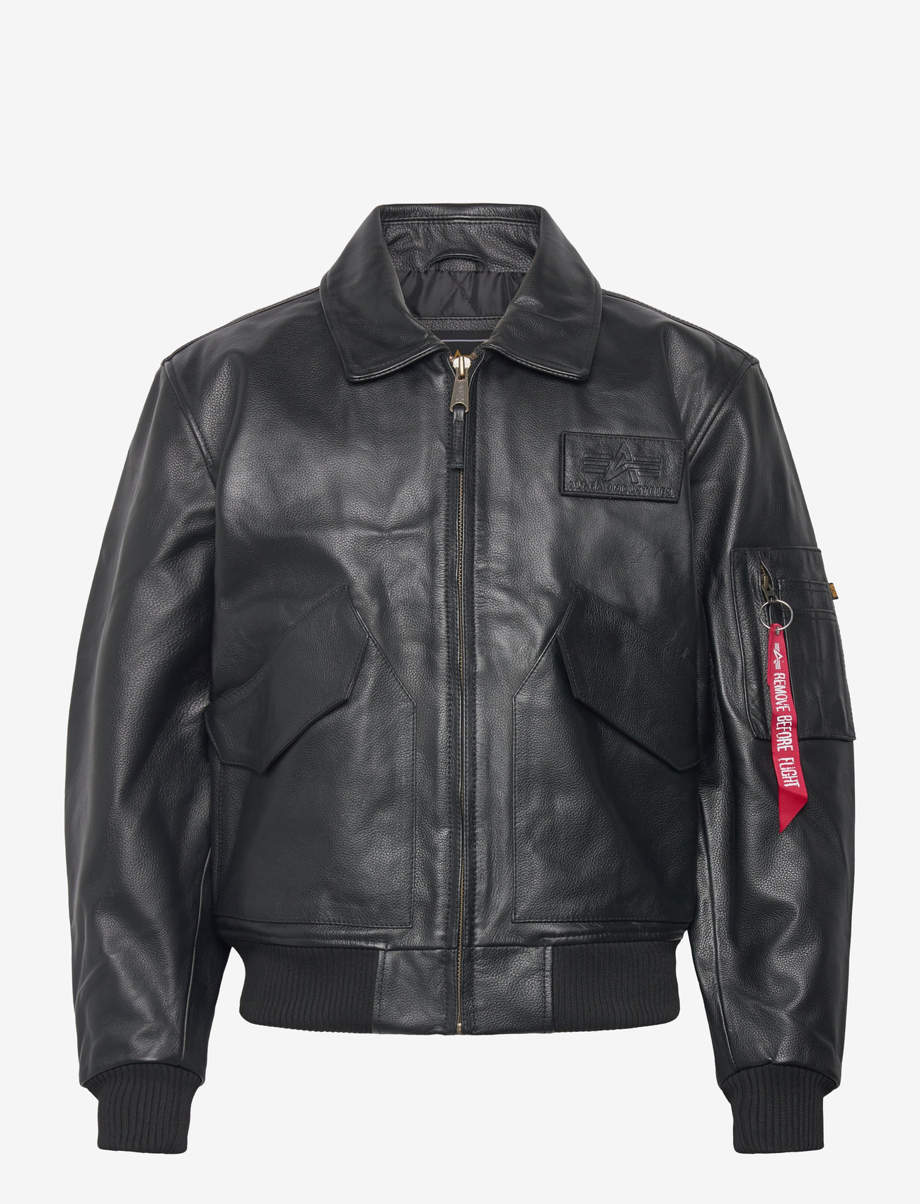 Alpha Industries - CWU Leather Heritage - höstjackor - black - 0