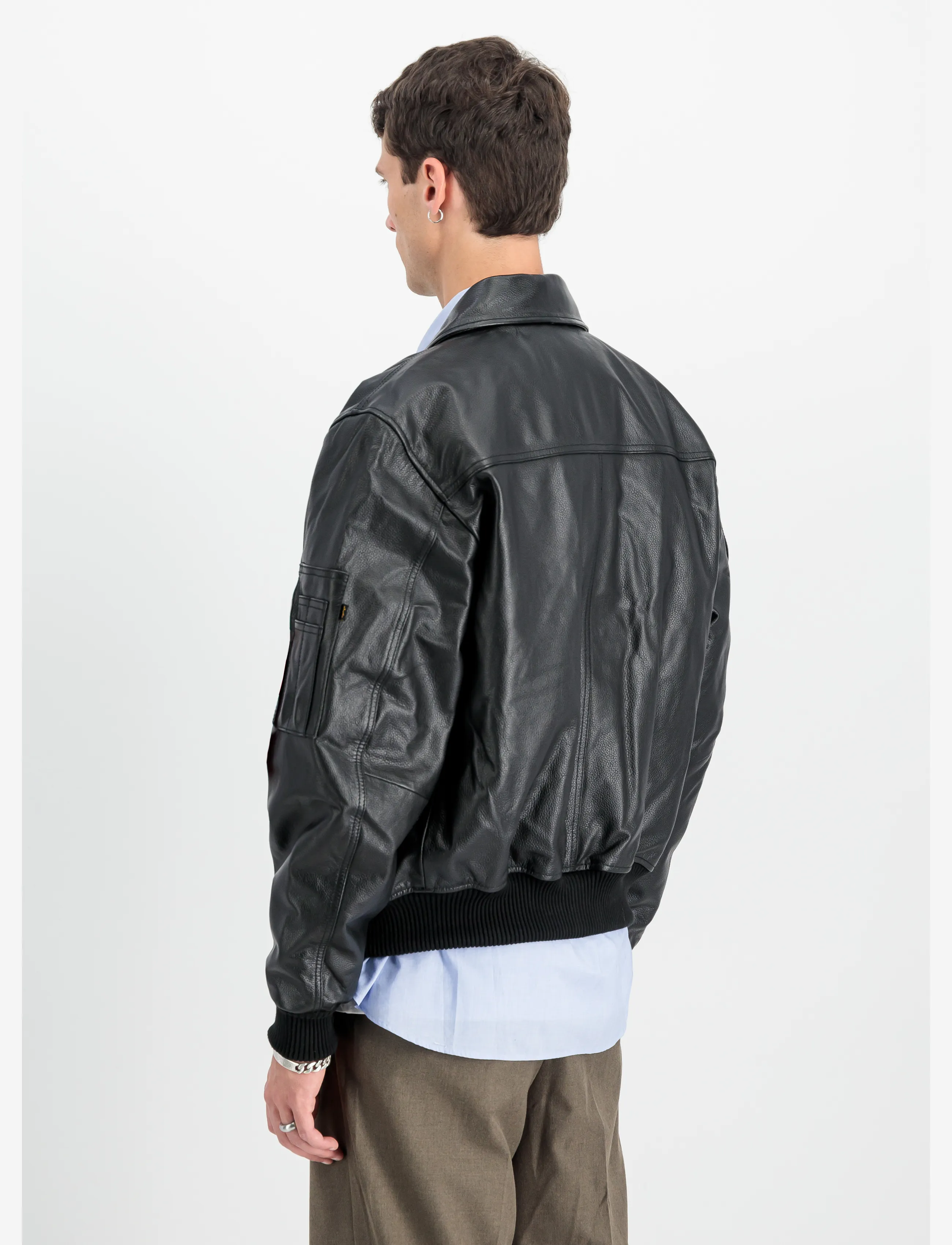 Alpha Industries - CWU-45/P Leather Vintage - black - 3