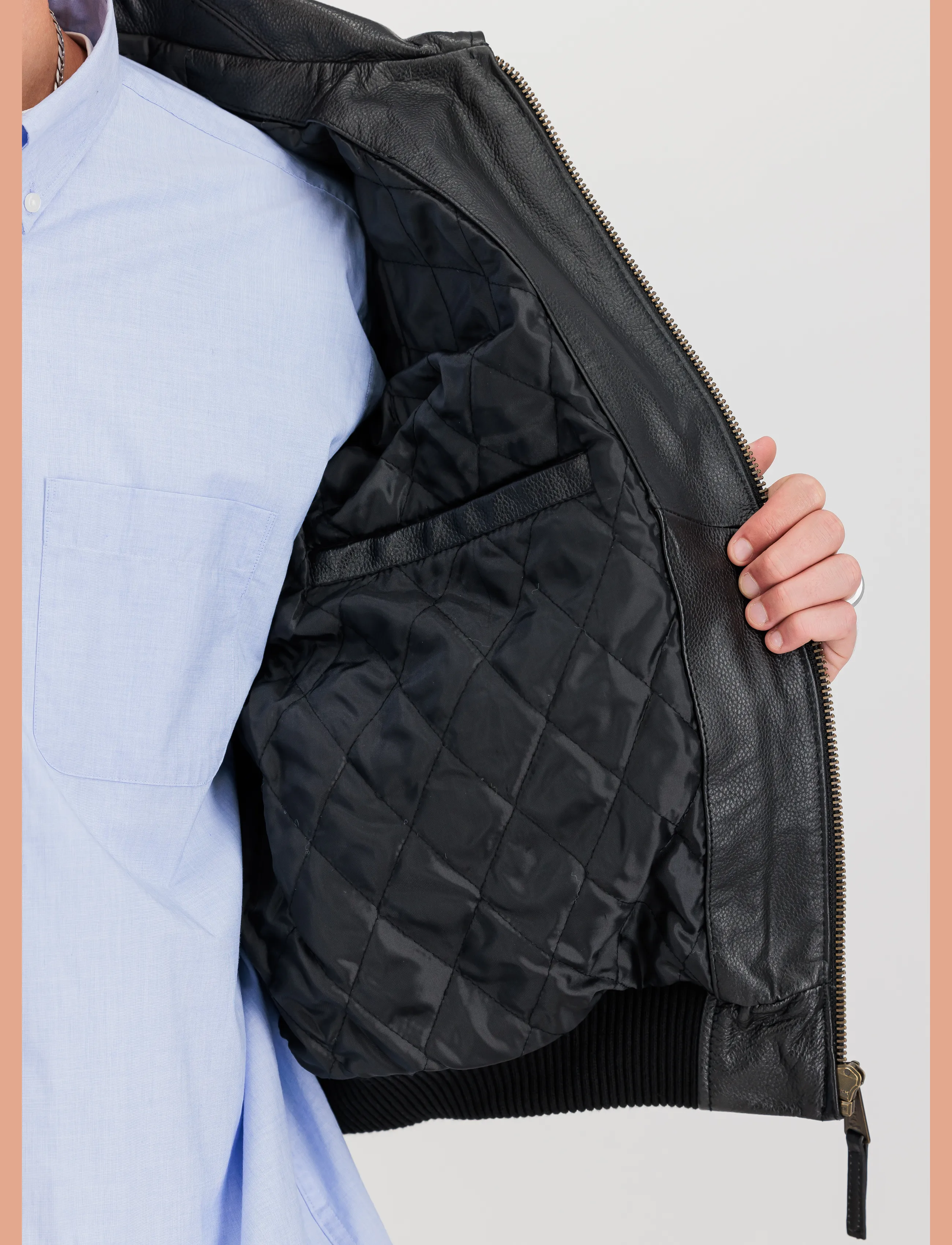 Alpha Industries - CWU-45/P Leather Vintage - black - 4