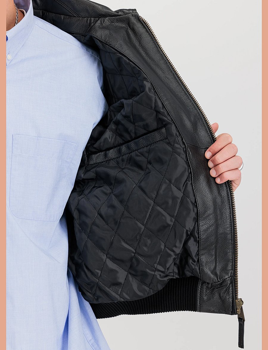 Alpha Industries - CWU-45/P Leather Vintage - black - 4