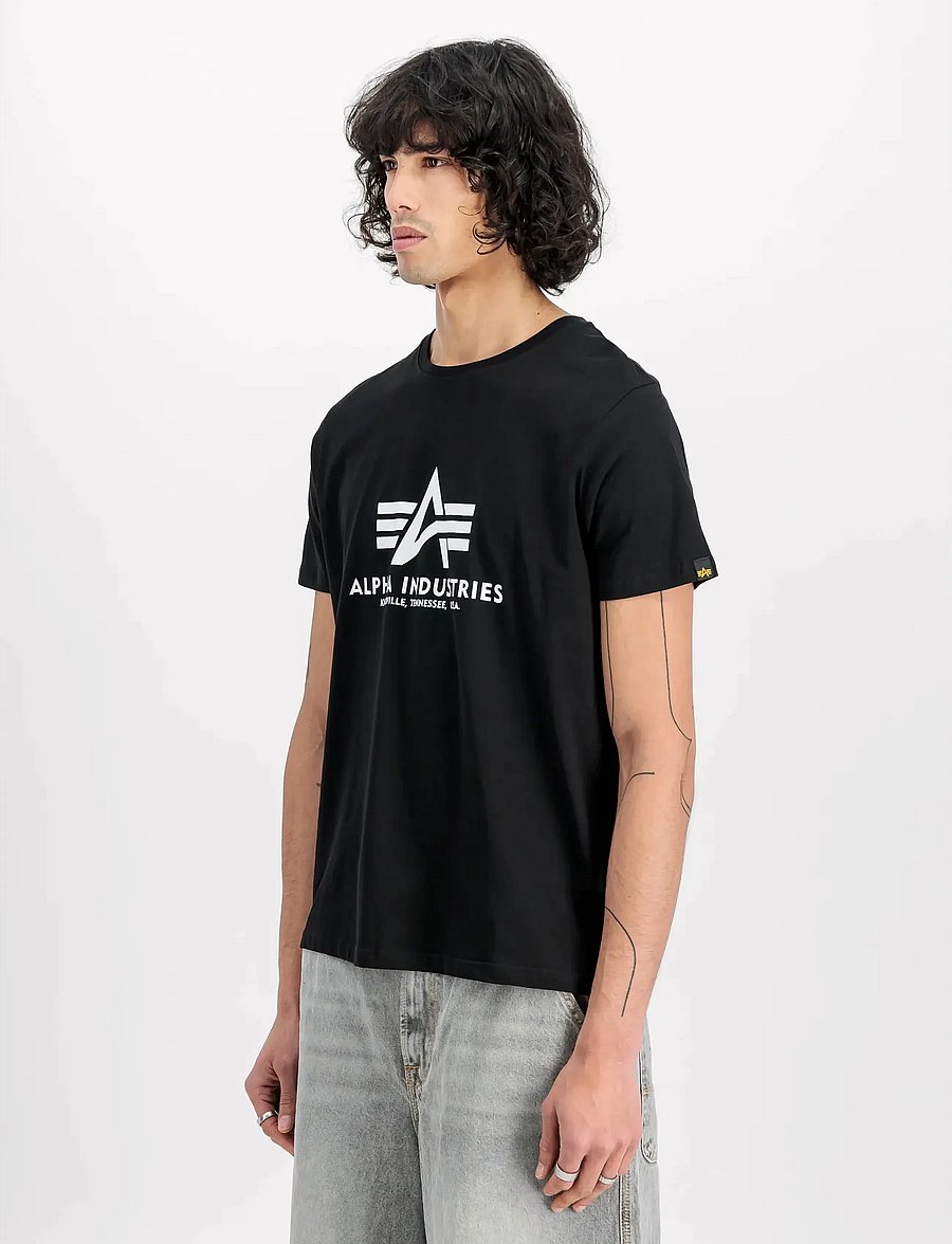 Alpha Industries - Basic T-Shirt BL - kurzärmelig - black - 0