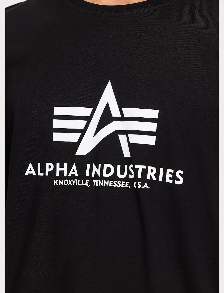 Alpha Industries - Basic T-Shirt BL - kurzärmelig - black - 4