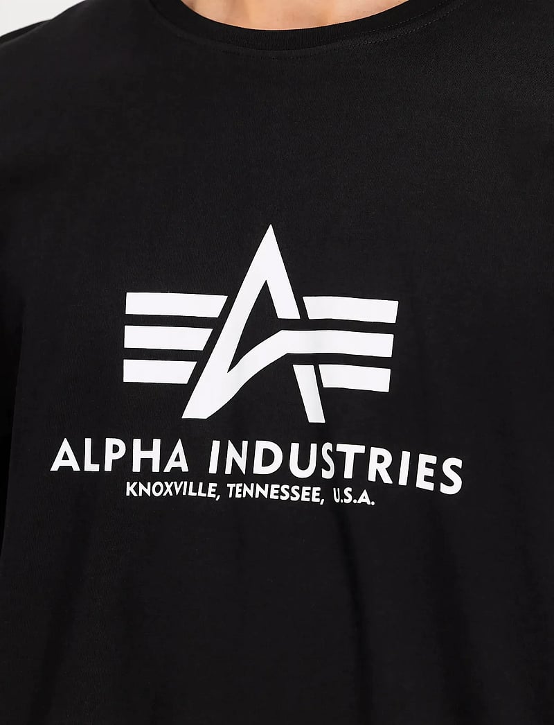 Alpha Industries - Basic T-Shirt BL - kurzärmelig - black - 4
