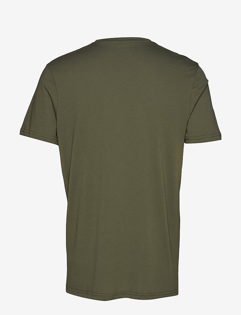 Alpha Industries - Basic T-Shirt BL - kortärmade t-shirts - dark olive - 1