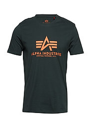 Alpha Industries - Basic T-Shirt - kortärmade t-shirts - dark petrol - 0