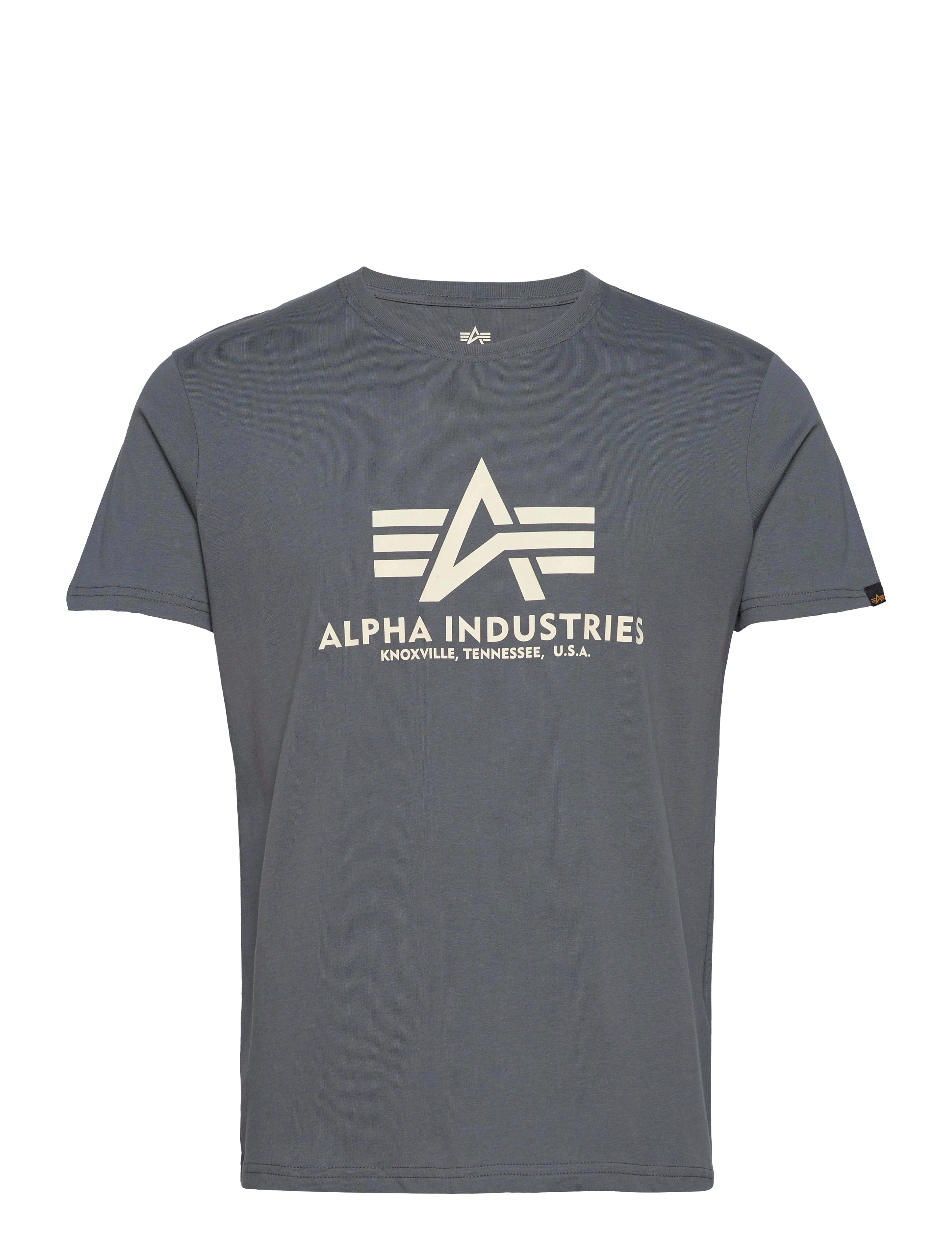 Alpha Industries - Basic T-Shirt BL - kurzärmelig - greyblack - 1