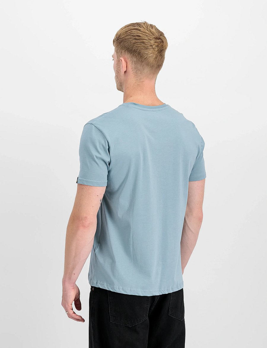 Alpha Industries - Basic T-Shirt BL - kurzärmelig - greyblue - 3