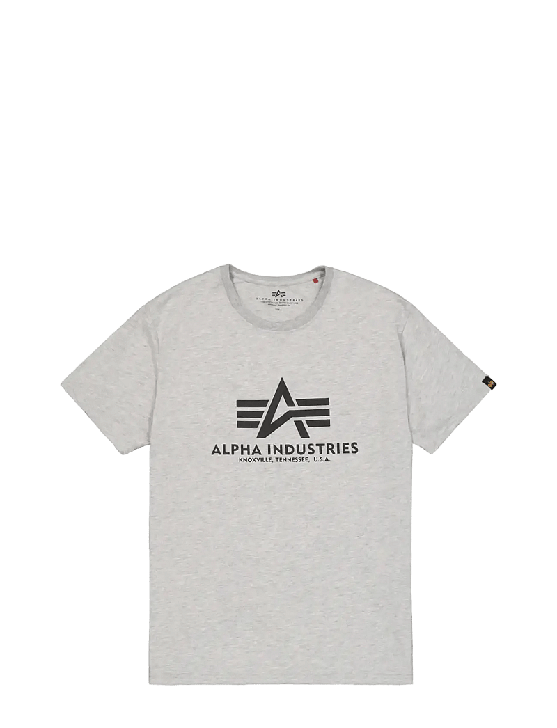 Alpha Industries - Basic T-Shirt BL - kurzärmelig - grey heather - 1