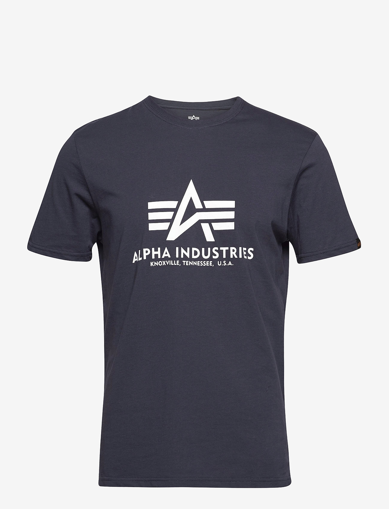 Alpha Industries - Basic T-Shirt BL - kortærmede t-shirts - navy - 1