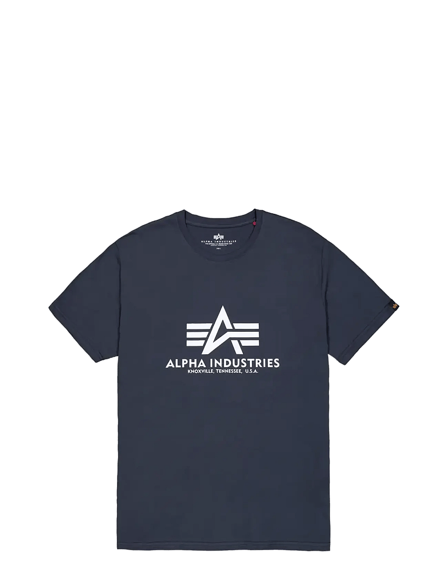 Alpha Industries - Basic T-Shirt BL - lühikeste varrukatega t-särgid - navy - 1
