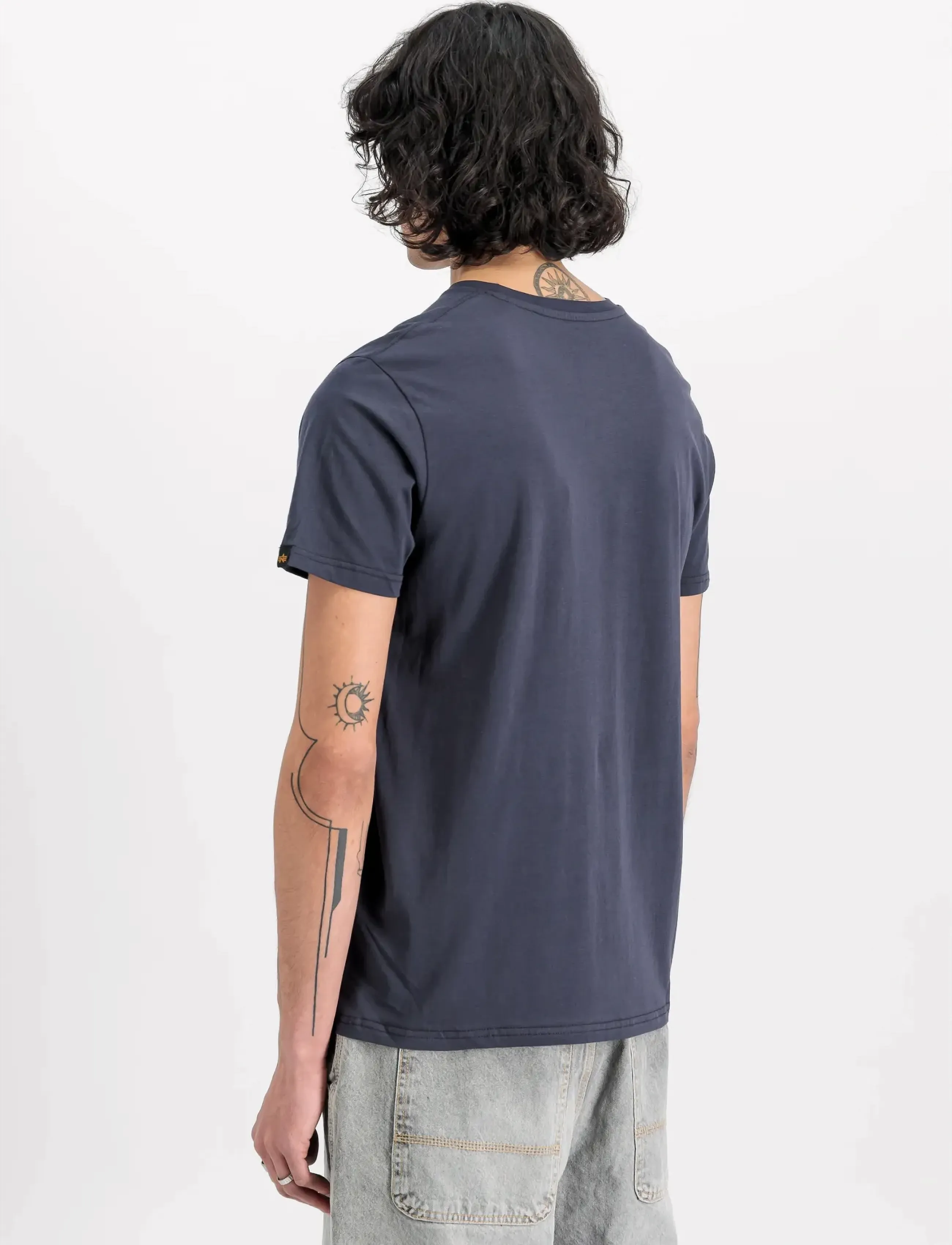 Alpha Industries - Basic T-Shirt - stutterma bolir - navy - 3