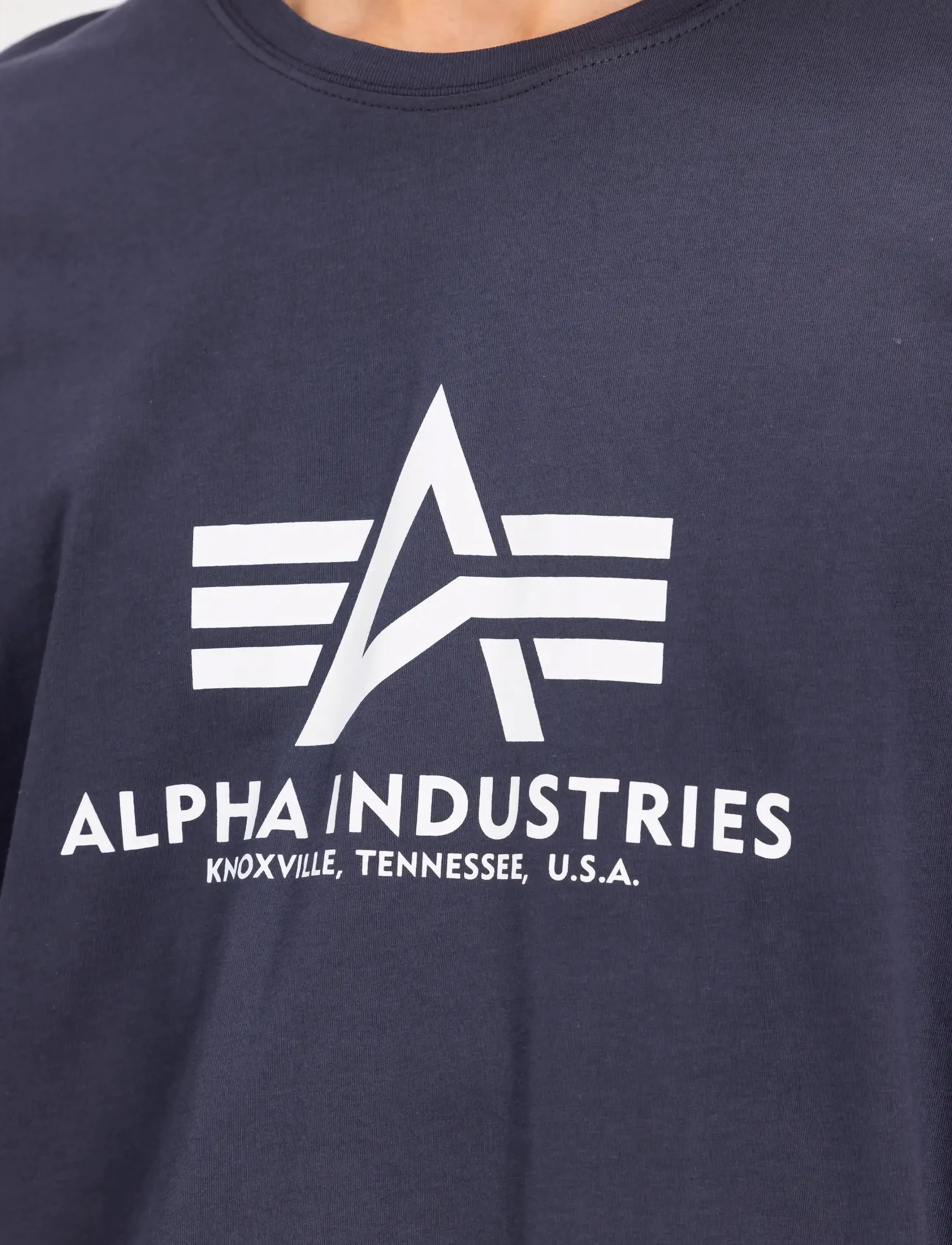 Alpha Industries - Basic T-Shirt - stutterma bolir - navy - 4