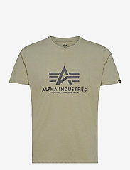 Alpha Industries - Basic T-Shirt - kortärmade t-shirts - olive - 0