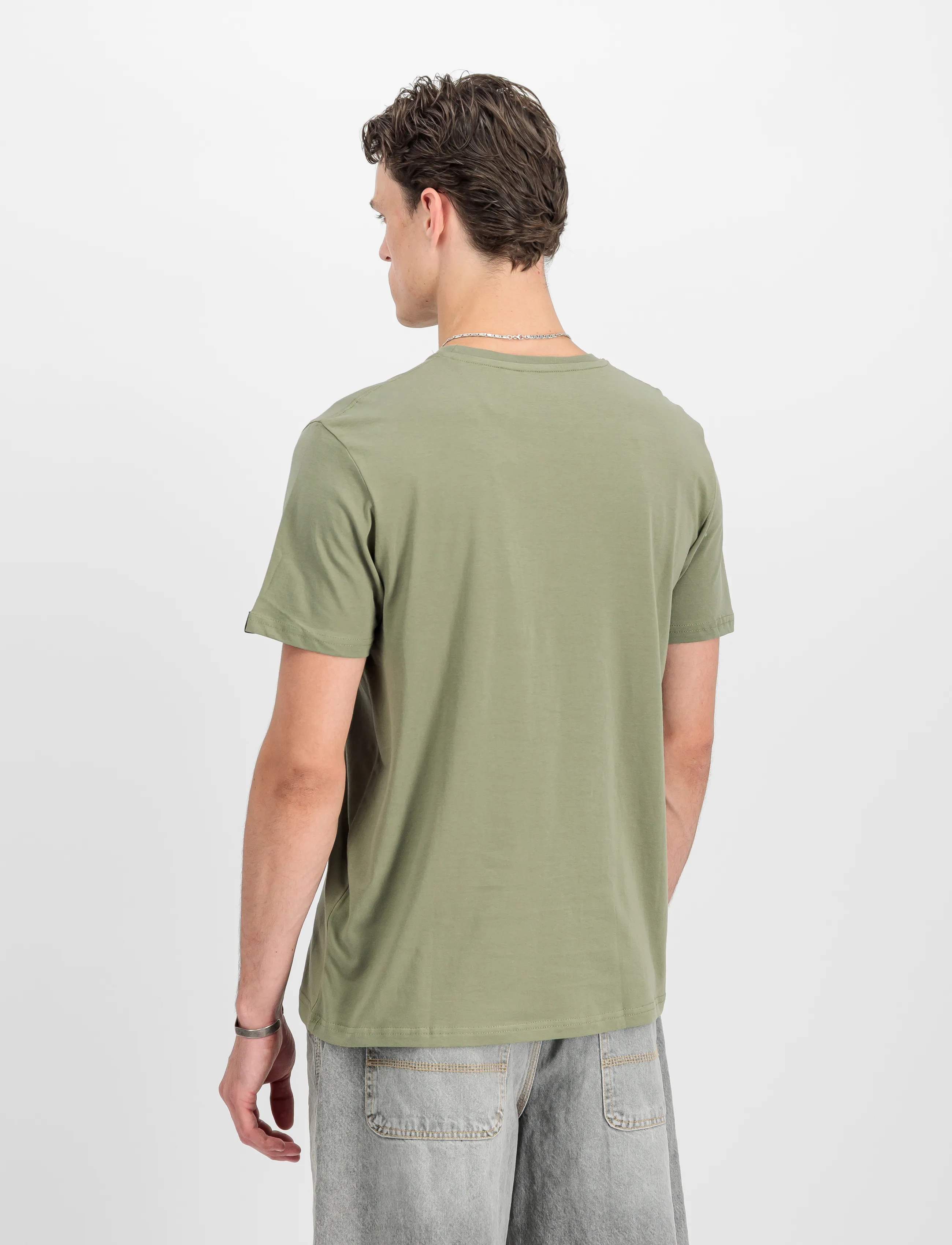 Alpha Industries - Basic T-Shirt BL - lühikeste varrukatega t-särgid - olive - 3