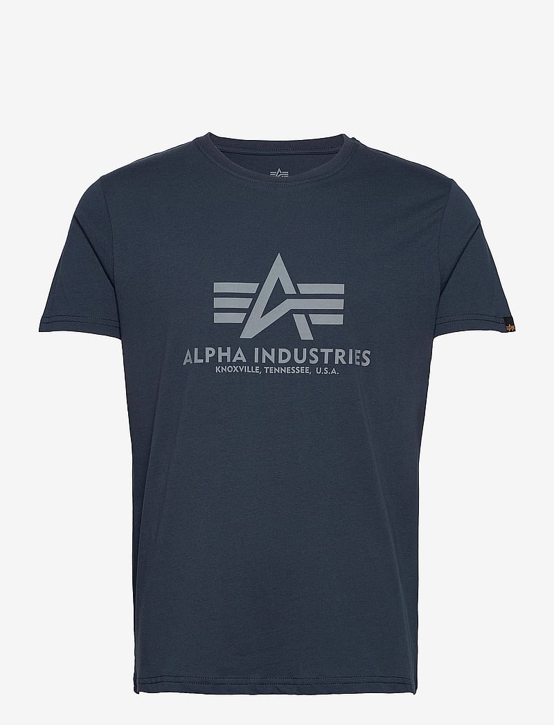 Alpha Industries - Basic T-Shirt - kortærmede t-shirts - rep.blue - 0