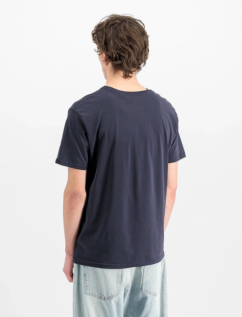 Alpha Industries - Basic T-Shirt BL - kortärmade t-shirts - rep.blue - 3