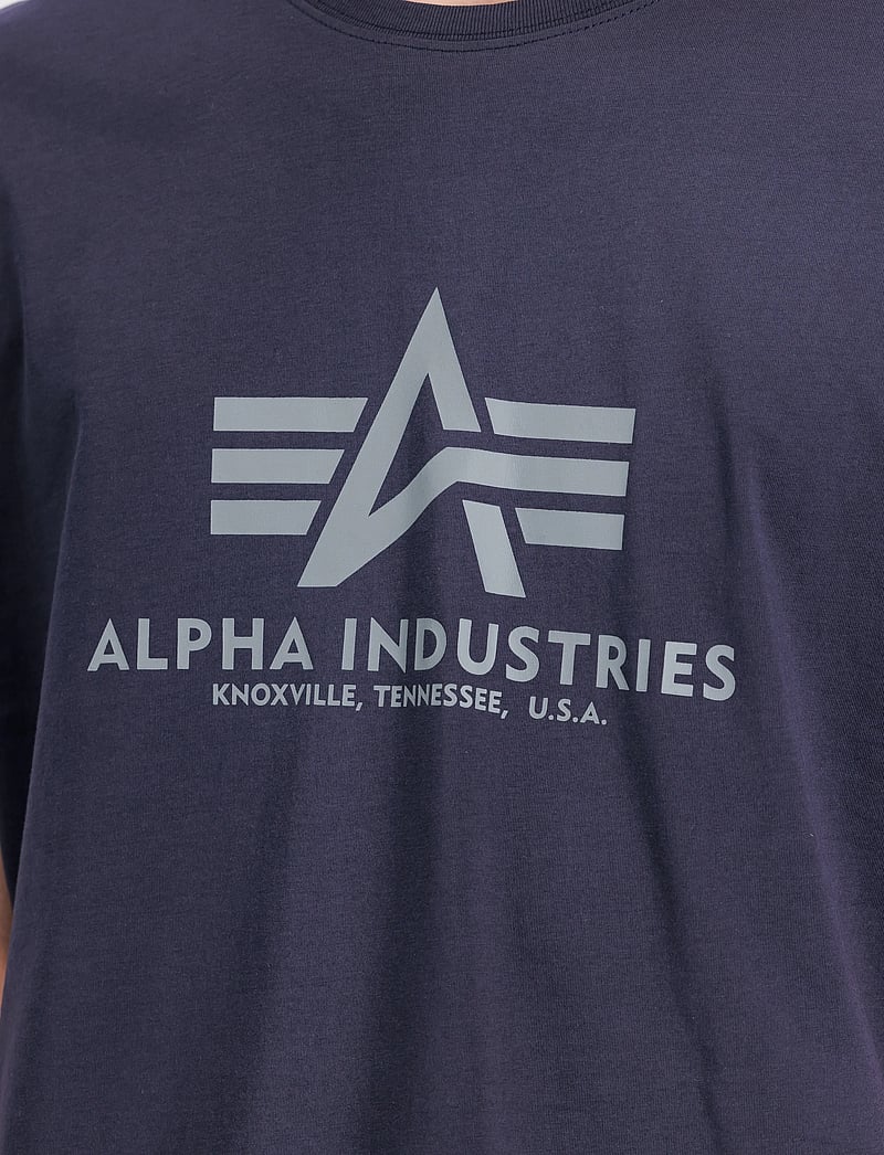 Alpha Industries - Basic T-Shirt BL - kurzärmelig - rep.blue - 4