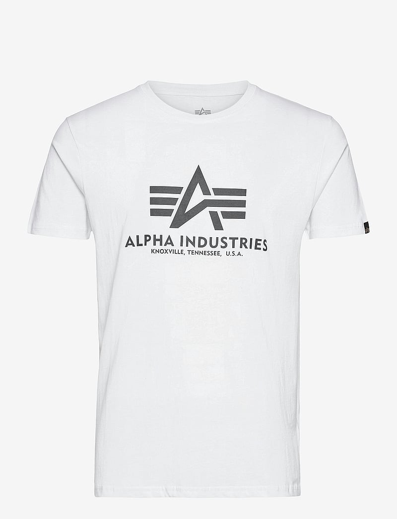 Alpha Industries - Basic T-Shirt BL - kortærmede t-shirts - white - 1