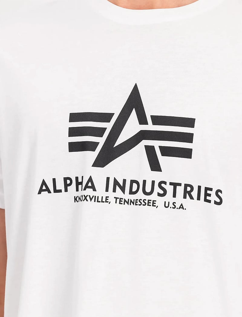 Alpha Industries - Basic T-Shirt BL - kurzärmelig - white - 4
