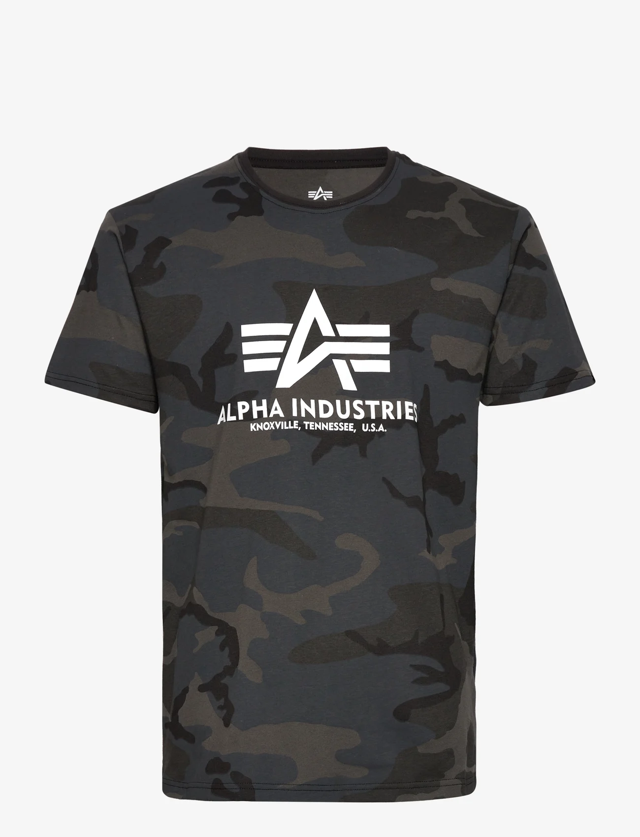 Alpha Industries - Basic T-Shirt Camo - de laveste prisene - black camo - 0