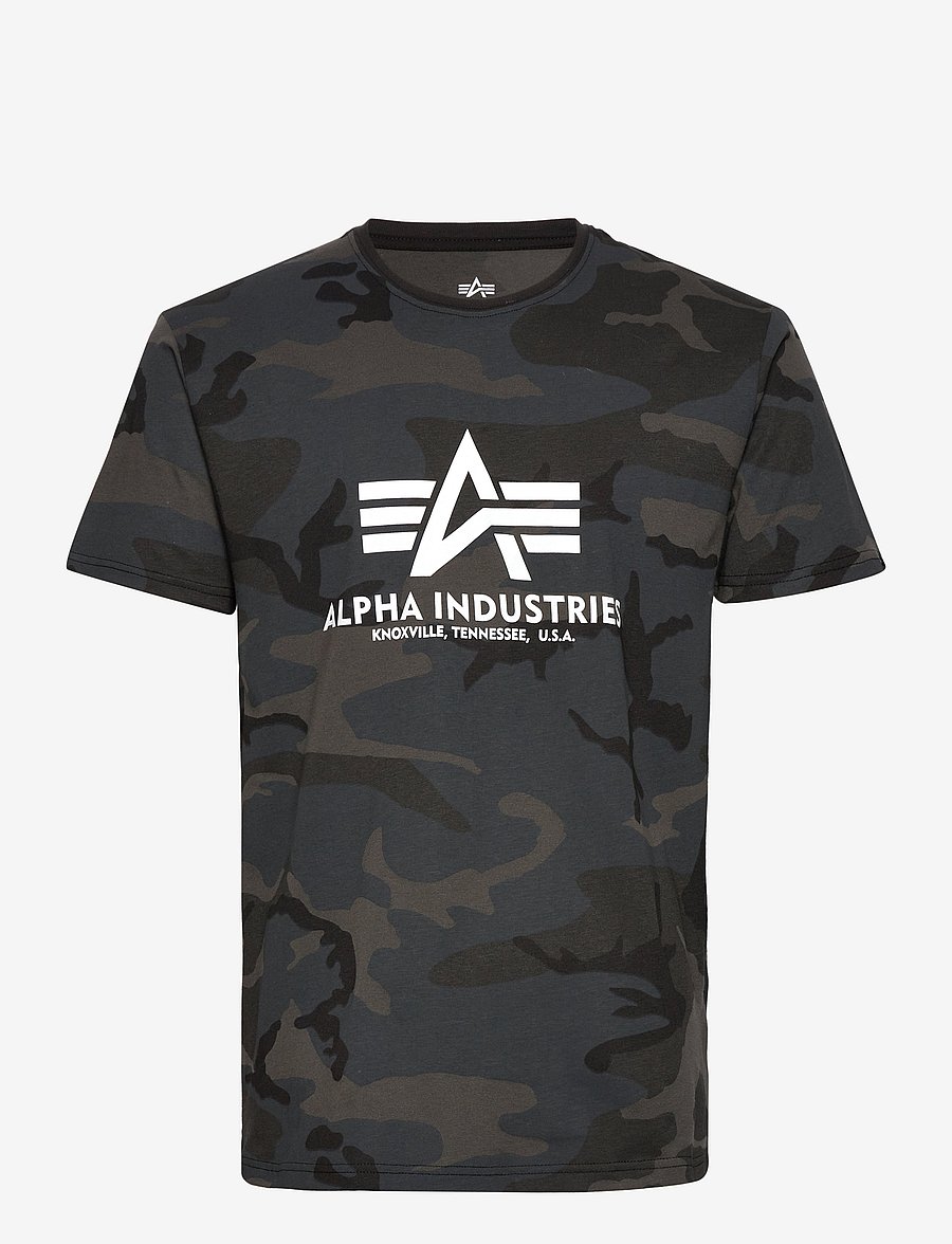 Alpha Industries - Basic T-Shirt BL Camo - kurzärmelig - black camo - 1