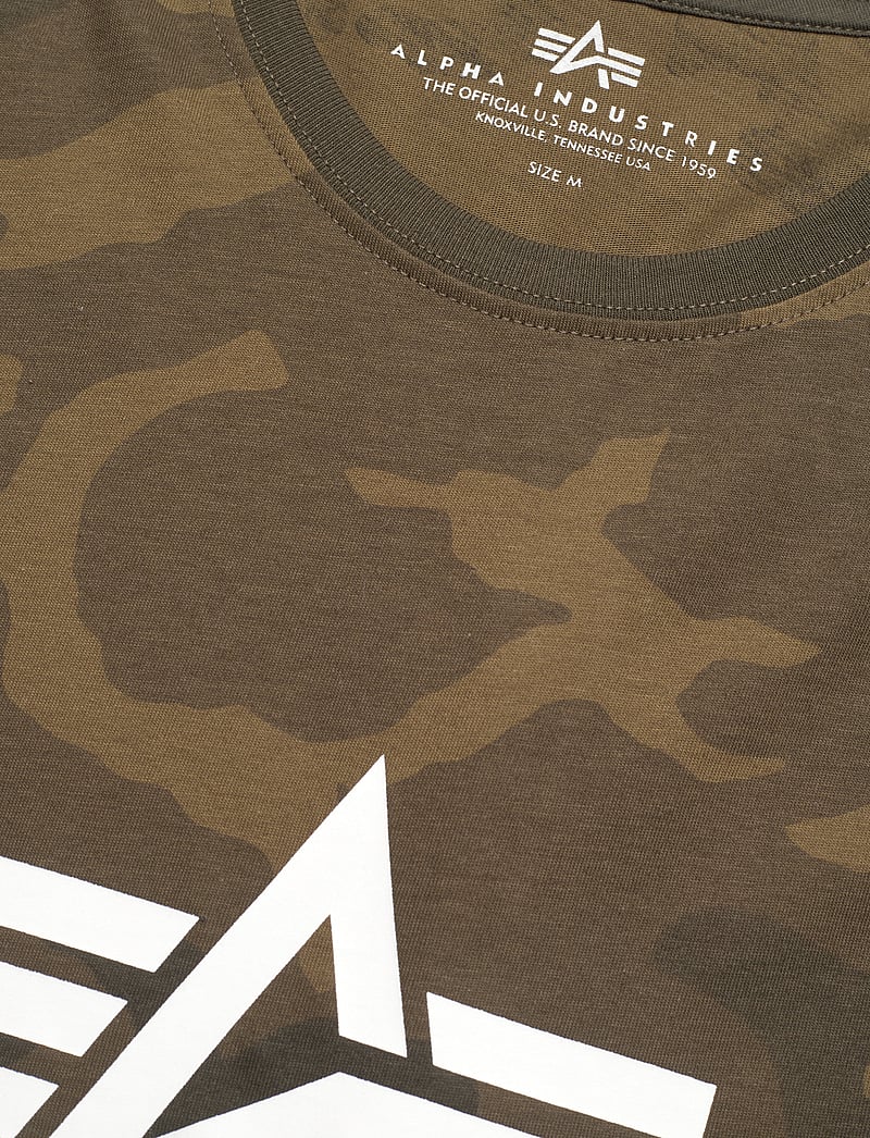 Alpha Industries - Basic T-Shirt BL Camo - kurzärmelig - olive camo - 2