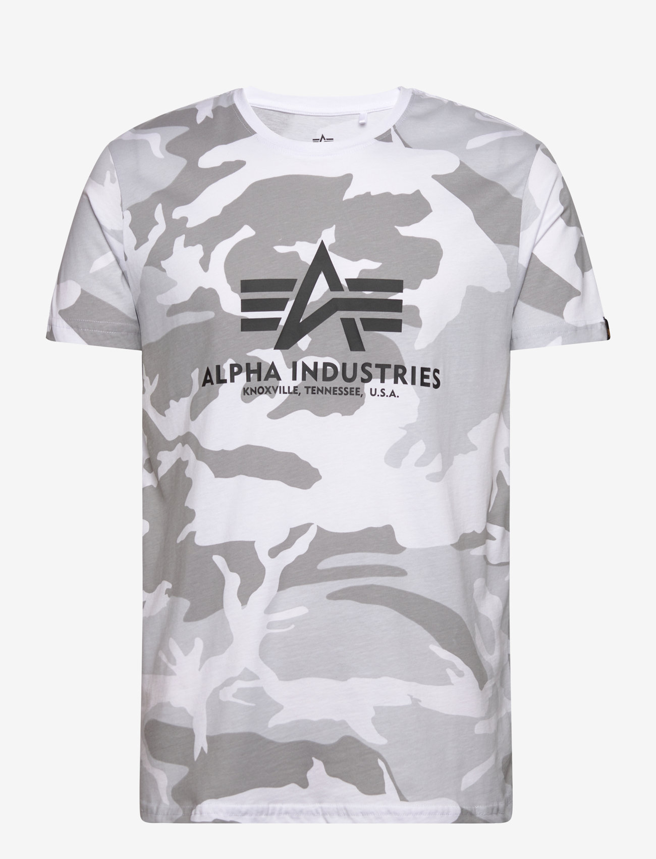 Alpha Industries - Basic T-Shirt BL Camo - kortærmede t-shirts - white camo - 0