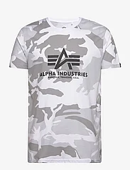 Alpha Industries - Basic T-Shirt Camo - de laveste prisene - white camo - 0