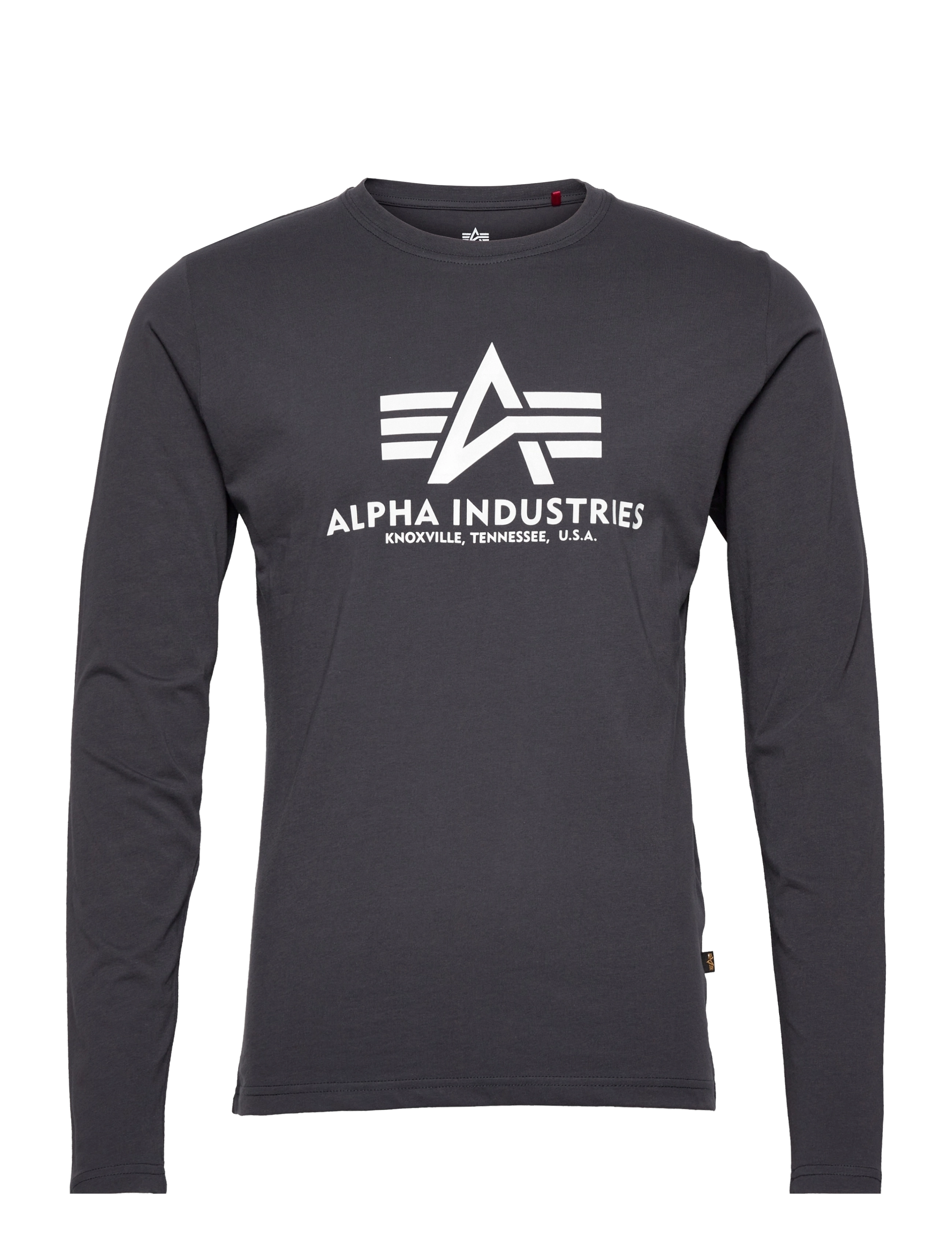 ALPHA INDUSTRIES Basic Longsleeve Bl Schwarz - XXL - Herren