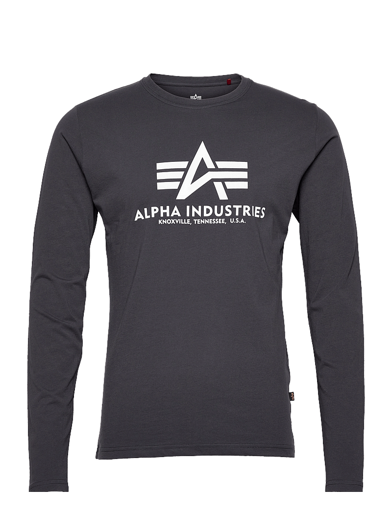 Alpha Industries - Basic Longsleeve BL - långärmade t-shirts - navy - 0