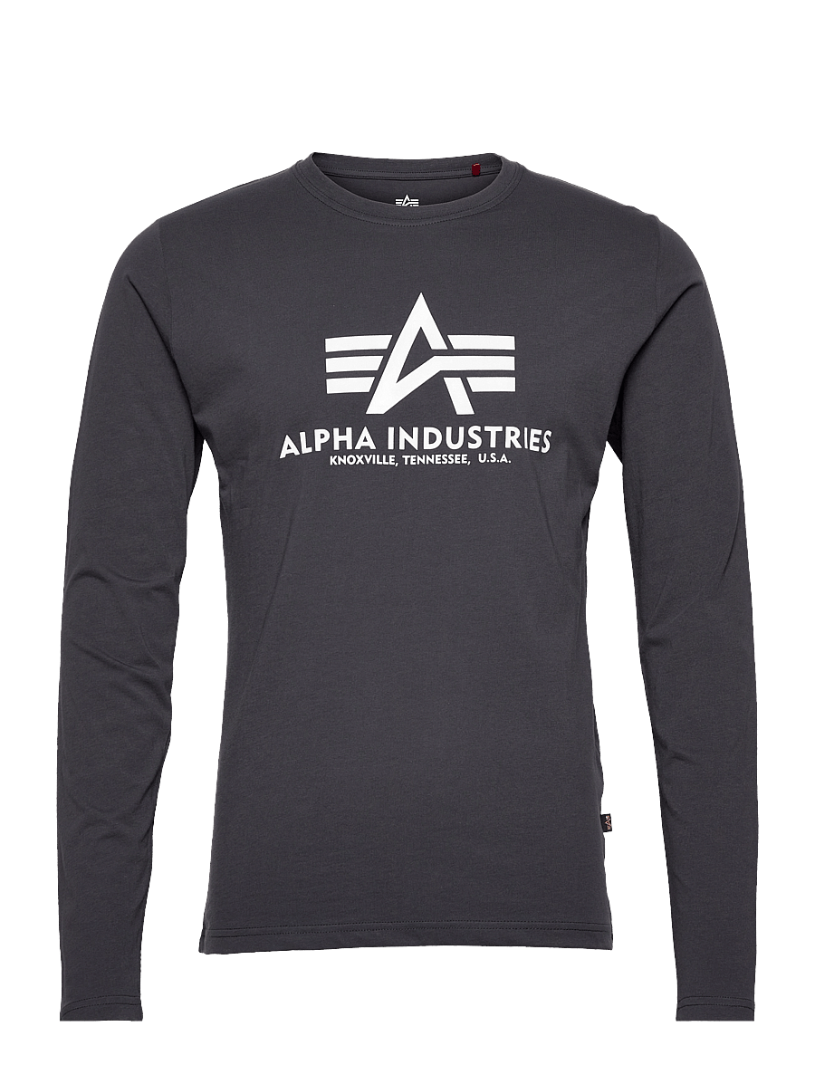 Alpha Industries - Basic Longsleeve BL - long-sleeved t-shirts - navy - 1