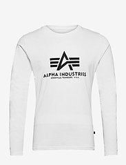 Alpha Industries - Basic T - LS - long-sleeved t-shirts - white - 0
