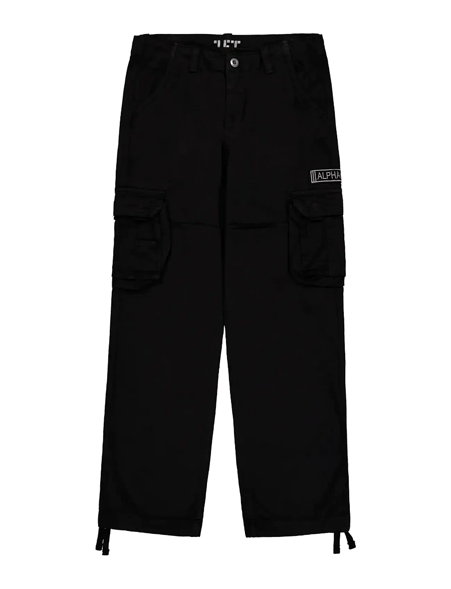 Alpha Industries - Jet Pant - cargohosen - black - 1